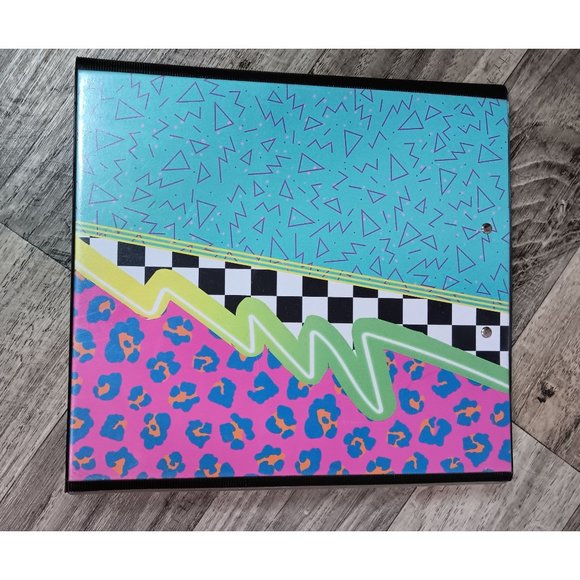 Trapper Keeper Retro Colorful 90s Saved by the Bell Organizer School Folder - Picture 2 of 3